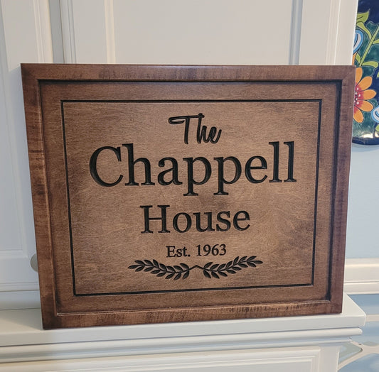 Personalized Family Last Name Sign Custom Gift For Anniversary | Christmas| Wedding